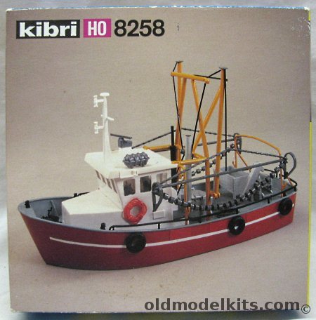 Kibri 1/87 Shrimp Boat  - HO, 8258 plastic model kit